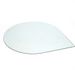 Tulisijan aluslasi Svt, 1100x1100x6mm, pisara, kirkas