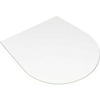 Tulisijan aluslasi Svt 1000x1200x6mm, kirkas