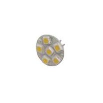 LED-lamppu Sunwind Baselite litteä 6SMD, G4, 1.2W, 12V, ø25mm, 145-165lm, 3000K, piikit yläpinnalla
