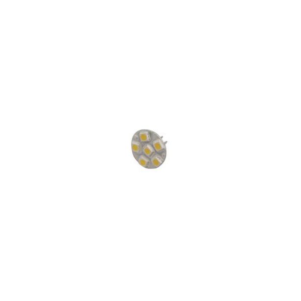 LED-lamppu Sunwind Baselite litteä 6SMD, G4, 1.2W, 12V, ø25mm, 145-165lm, 3000K, piikit yläpinnalla