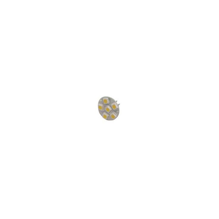 LED-lamppu Sunwind Baselite litteä 6SMD, G4, 1.2W, 12V, ø25mm, 145-165lm, 3000K, piikit yläpinnalla