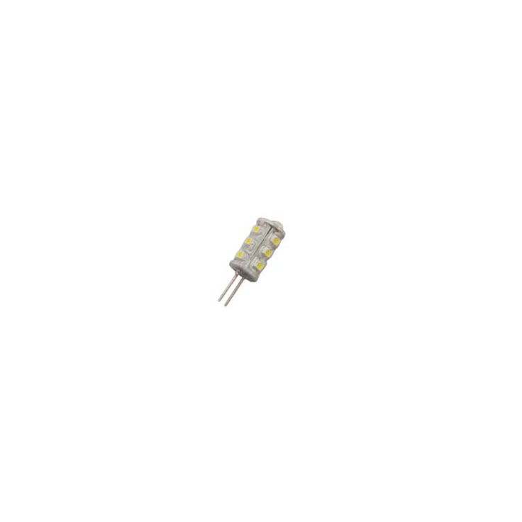 LED-lamppu Sunwind 15 SMD, G4, 1W, 12V, ø18mm, 115-125lm, 3000K