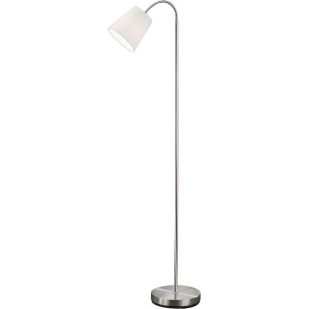 Lattiavalaisin Sunwind Design Flexi 12V harjattu teräs
