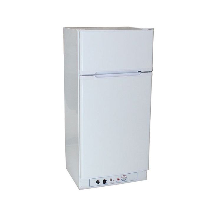 Kaasujääkaappi pakastelokerolla Sunwind Ventus 168, 60 cm, valkoinen