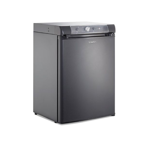 Kaasujääkaappi Sunwind Ventus 60TC, 48cm, musta