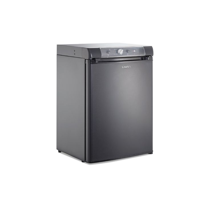 Kaasujääkaappi Sunwind Ventus 60TC, 48cm, 46 l, musta, Verkkokaupan poistotuote