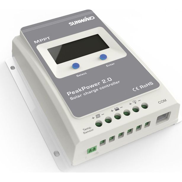 Lataussäädin Sunwind PeakPower MPPT 40A 
