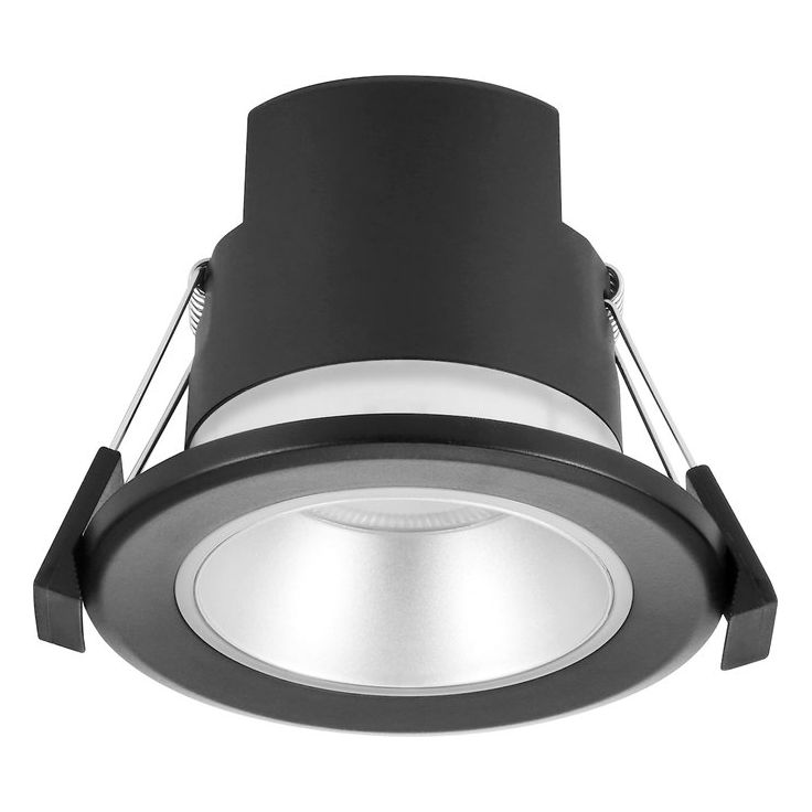 Spottivalaisin Sylvania SylSpot, Ø94mm, 11W, värilämpötilasäädettävä (2700 - 6500K), älyvalaisin, musta
