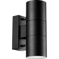 Ulkoseinävalaisin Sylvania SylWall, 108x60mm, LED GU10, 2x35W, IP54, musta