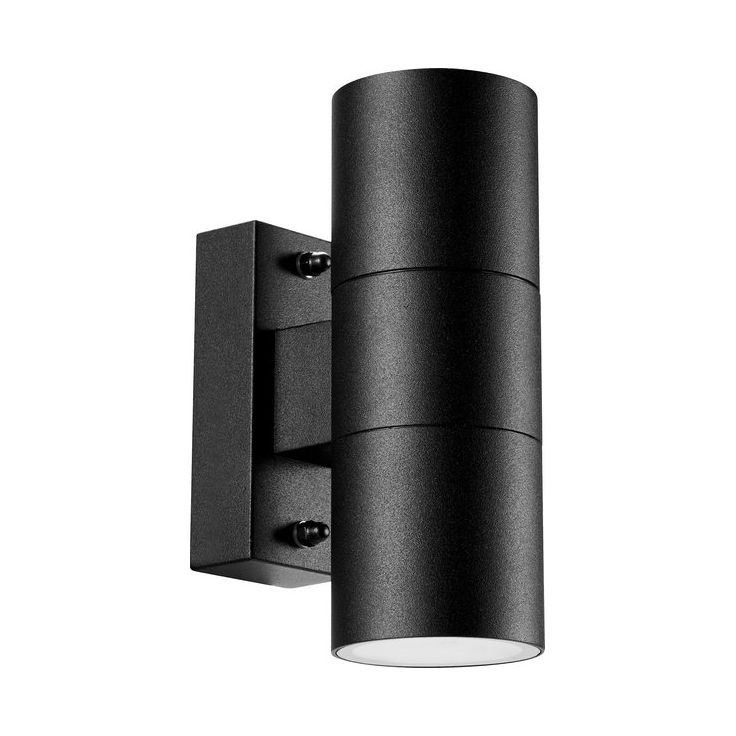 Ulkoseinävalaisin Sylvania SylWall, 108x60mm, LED GU10, 2x35W, IP54, musta
