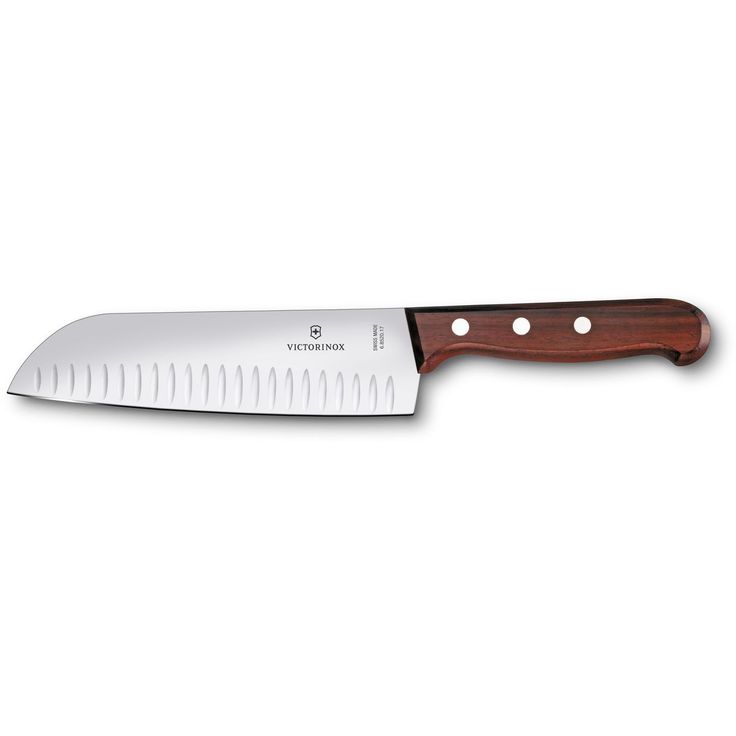 Santoku kokkiveitsi Victorinox 17cm ovaalihiottu puukahva