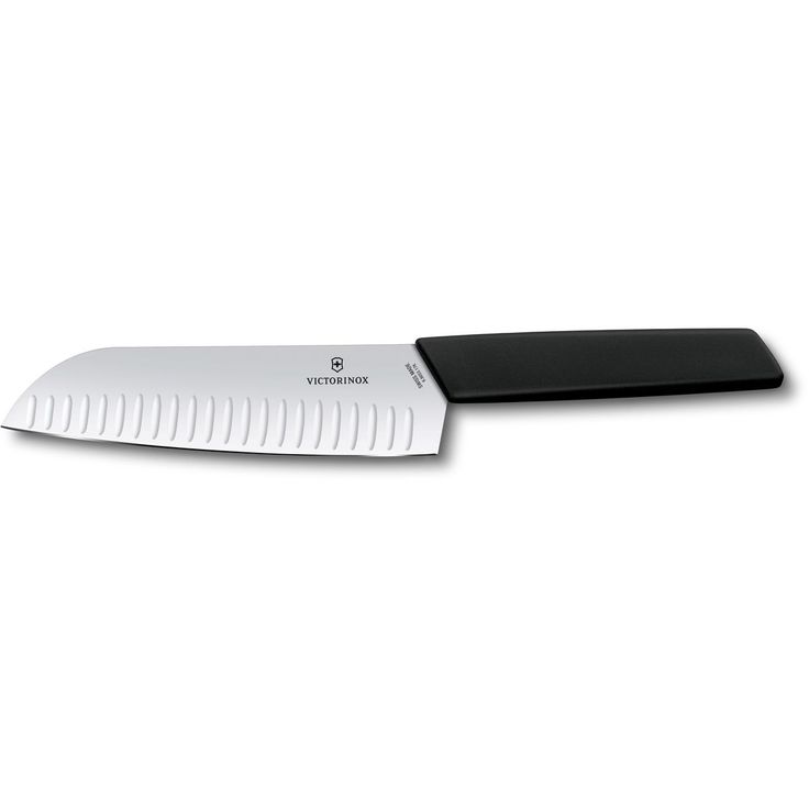 Santoku kokkiveitsi Victorinox Swiss Modern 17cm musta