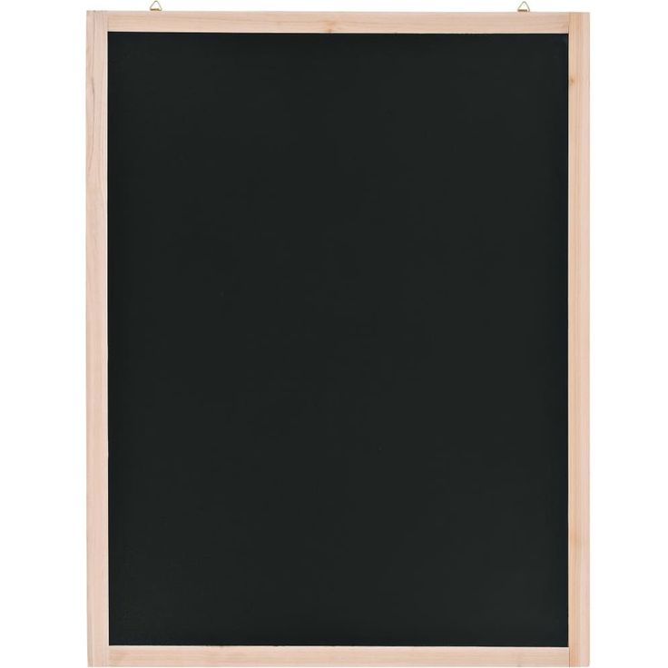 Seinäkiinnitettävä liitutaulu setripuu 60x80 cm