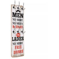 Seinänaulakko 6 koukulla men ladies 120x40 cm