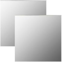 Seinäpeilit 2 kpl 60x60 cm neliö lasi
