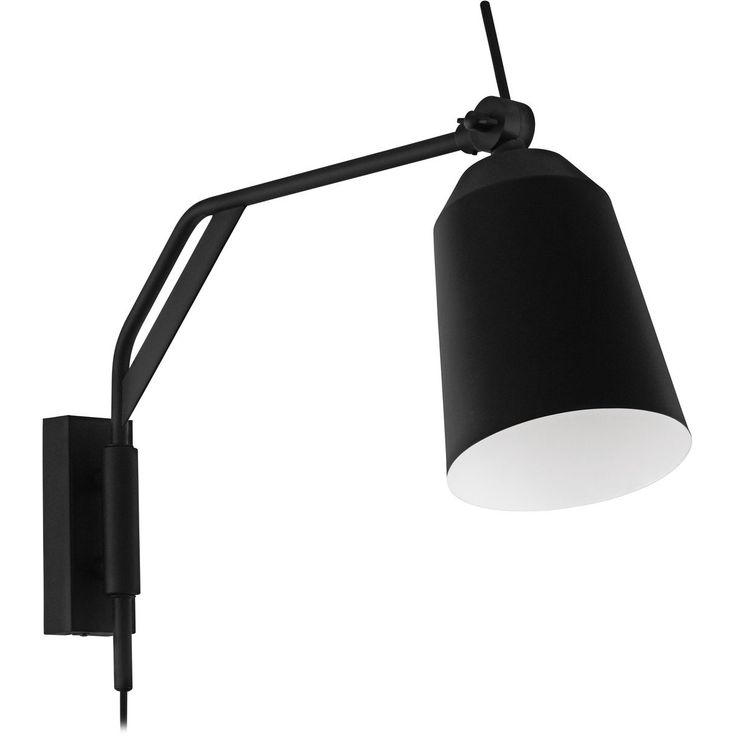 Seinävalaisin Eglo Loreto 40W 67x14x36 5cm musta valkoinen