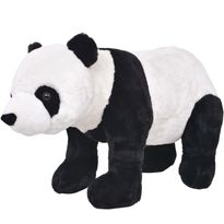 Seisova pehmolelu panda musta ja valkoinen XXL