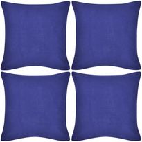 Sininen tyynynpäällinen puuvilla 4kpl 40 x 40 cm