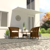 Sisäänkelattava markiisi 250x150 cm kerma