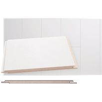 Sisustuspaneeli Maler ART STP-0, 10x195x2070mm, MDF, ympäripontattu, antibakteerinen, valkoinen