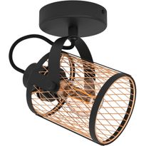 Spottivalaisin Eglo Dellow, 18cm, musta