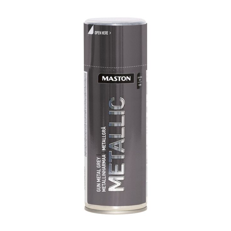 Spraymaali Maston Metallic Metallinharmaa, 400ml