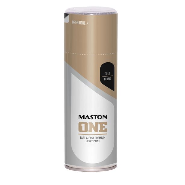 Spraymaali Maston ONE metallivärit, 400ml, eri värejä