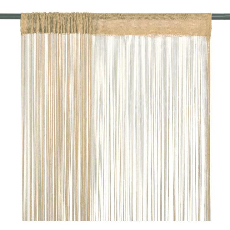 String-verhot 2 kpl 140x250 cm beige_1