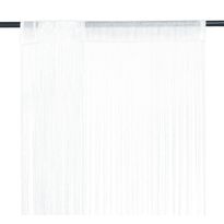 String-verhot 2 kpl 140x250 cm valkoinen
