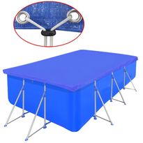Suorakaiteen muotoinen uima-altaan suoja pe 90 g/sqm