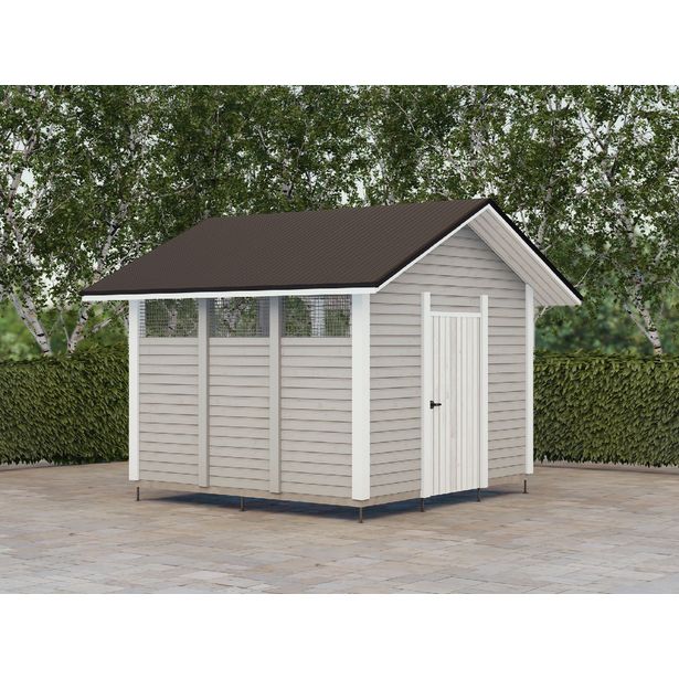 Roskakatos Timburg RK10, mm, 9.79m², puuvalmis