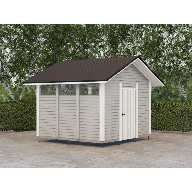 Roskakatos Timburg RK10, mm, 9.79m², puuvalmis