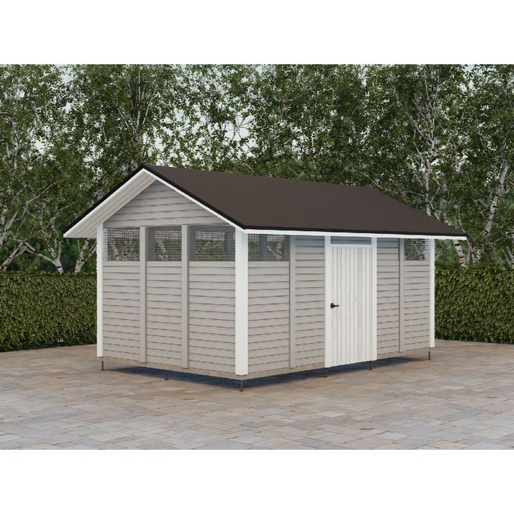 Roskakatos Timburg RK16, mm, 16.3m², puuvalmis