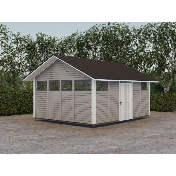Roskakatos Timburg RK21, mm, 19.5m², puuvalmis