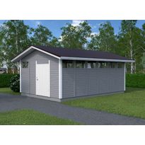 Roskakatos Aarni RK25, 6040x4236mm, 25.6m², puuvalmis