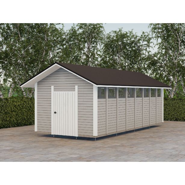 Roskakatos Timburg RK26, mm, 30m², puuvalmis