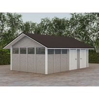 Roskakatos Aarni RK30V, 7040x4236mm, 29.8m², puuvalmis