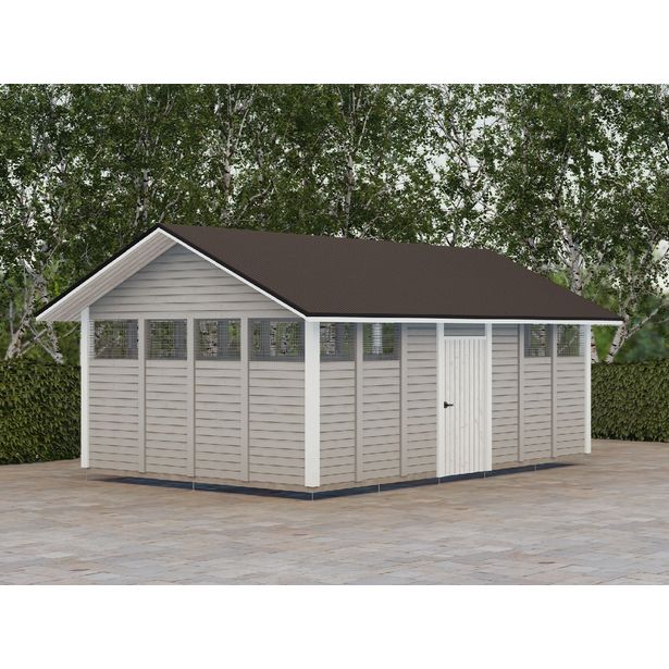 Roskakatos Timburg RK30, mm, 29.8m², puuvalmis