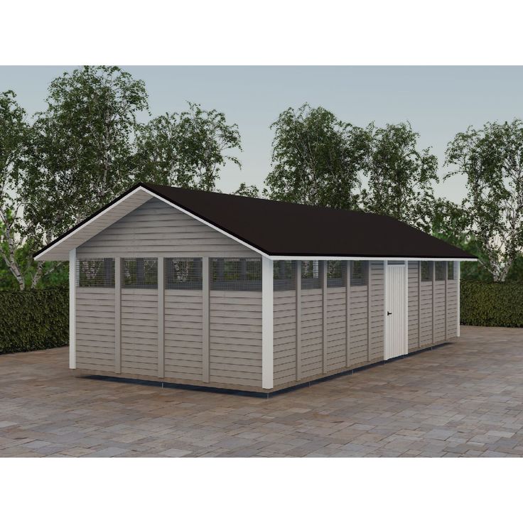 Roskakatos Timburg RK43, mm, 42.5m², puuvalmis