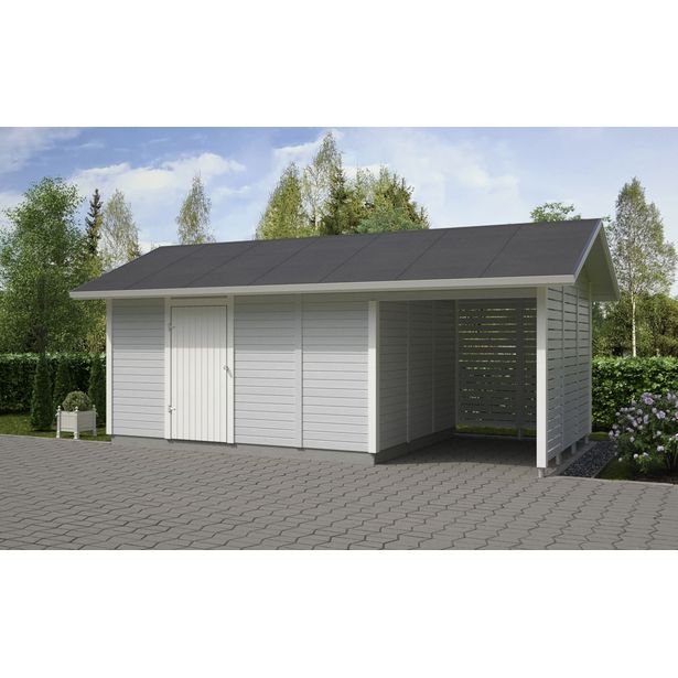 Elementtivarasto Aarni E10M, 6040x3180mm, 19.2m², puuvalmis