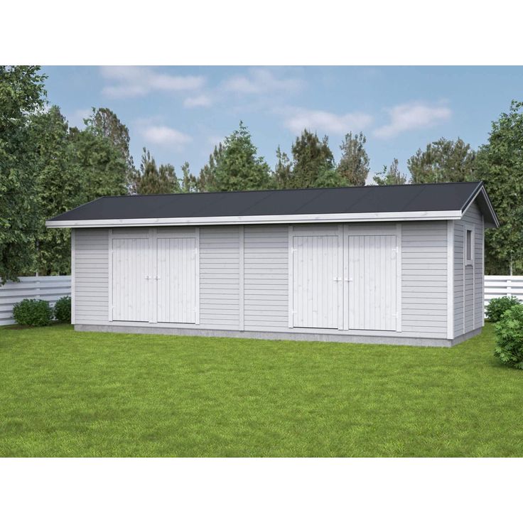 Elementtivarasto Aarni E14, 8040x3180mm, 25.56m², puuvalmis