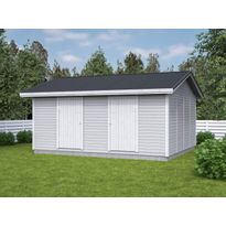 Elementtivarasto Aarni E16, 4240x5040mm, 21.36m², puuvalmis