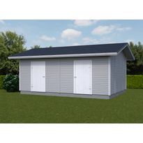 Elementtivarasto Aarni E17, 6040x4240mm, 25.6m², puuvalmis