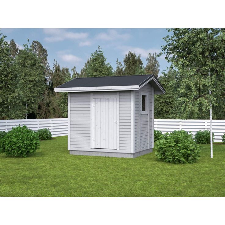 Elementtivarasto Aarni E2c, 2540x2140mm, 5.44m², puuvalmis
