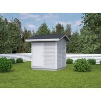 Elementtivarasto Aarni E4, 2040x2140mm, 4.37m², puuvalmis