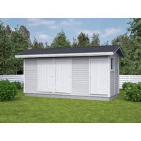 Elementtivarasto Aarni E5, 5040x2140mm, 10.79m², puuvalmis