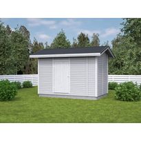 Elementtivarasto Aarni E7b, 2140x3540mm, 7.58m², puuvalmis