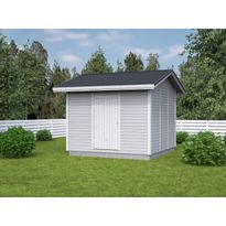 Elementtivarasto Aarni E9, 3040x3180mm, 9.67m², puuvalmis