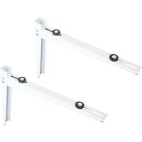 Ilmalämpöpumpun seinäteline Strong Line, 100+100kg, 450x550mm, kivijalkaan