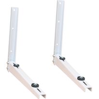 Ilmalämpöpumpun seinäteline Heavy Duty, 180+180kg, 450x550mm